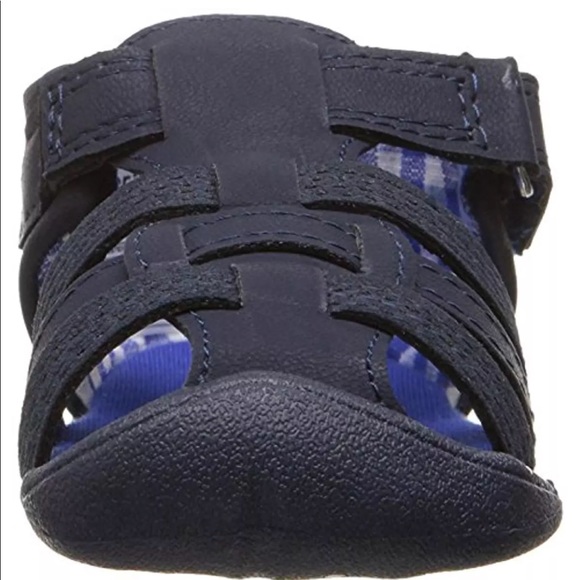 NIB Navy Blue Carter’s Crawl Stage 1 Addison Blue Sandals Sz 2 2.5 - 6-9 months - Picture 3 of 4